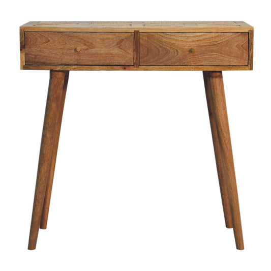 Woven Aztec Console Table - CasaFenix