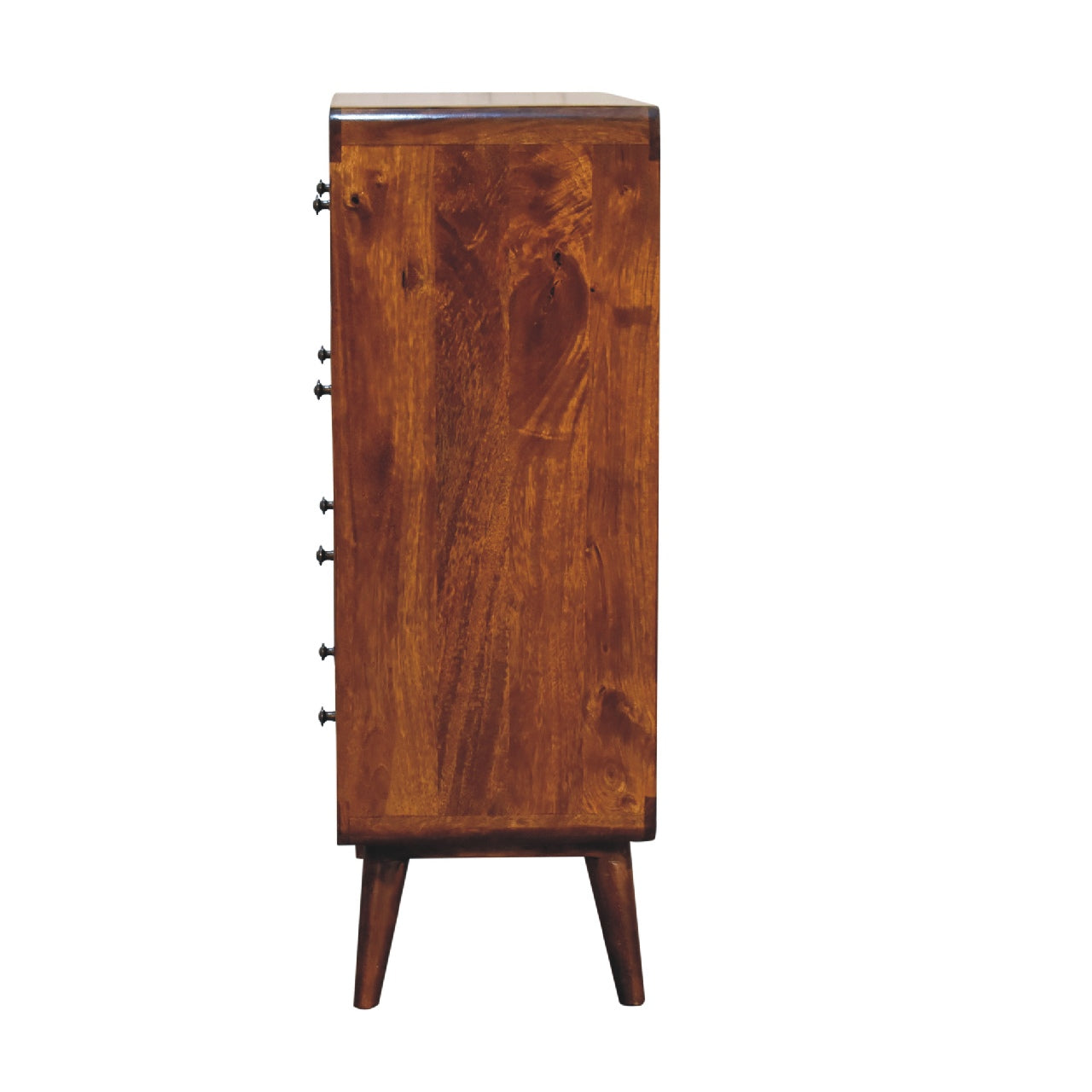 2 over 3 Curved Chestnut Chest - CasaFenix