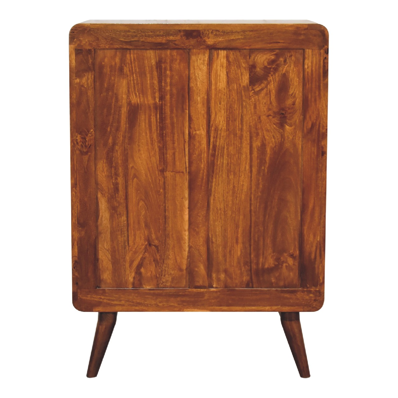 2 over 3 Curved Chestnut Chest - CasaFenix