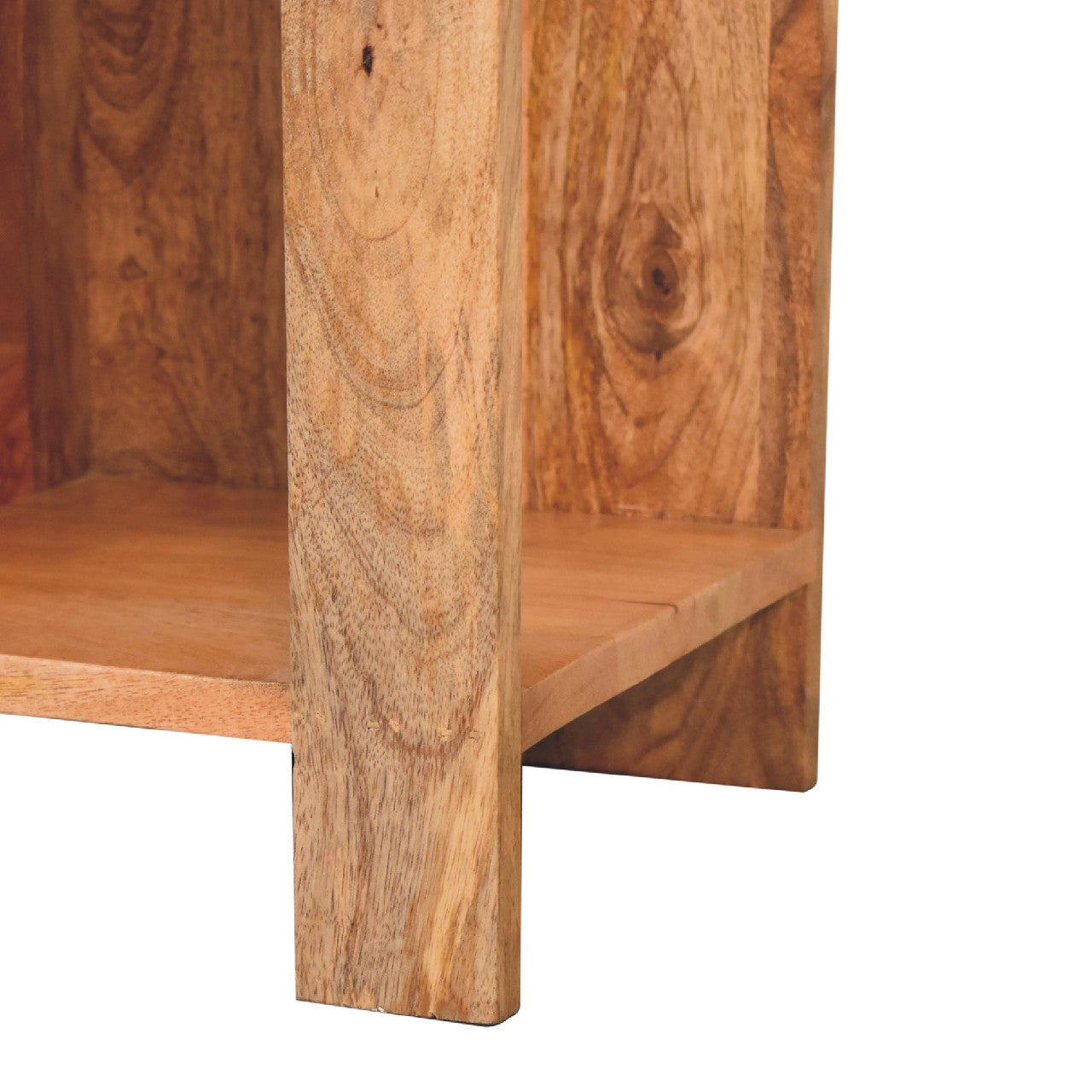 Oak-ish Box Bedside - CasaFenix