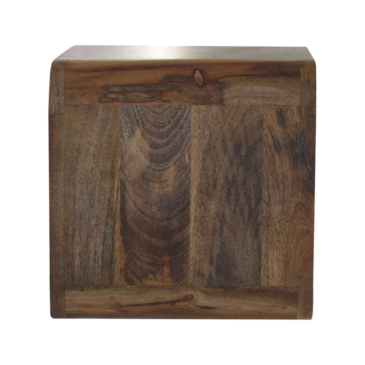 IN3448 - Open Curved Oak-ish Wall Mounted Bedside - CasaFenix