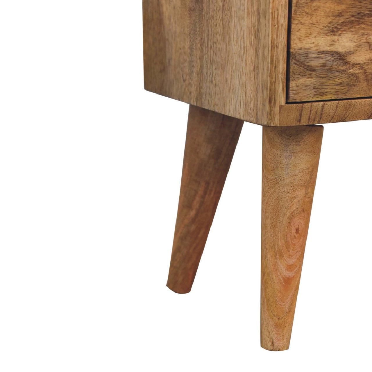 Mini Oak-ish Modern Solid Wood Bedside - CasaFenix