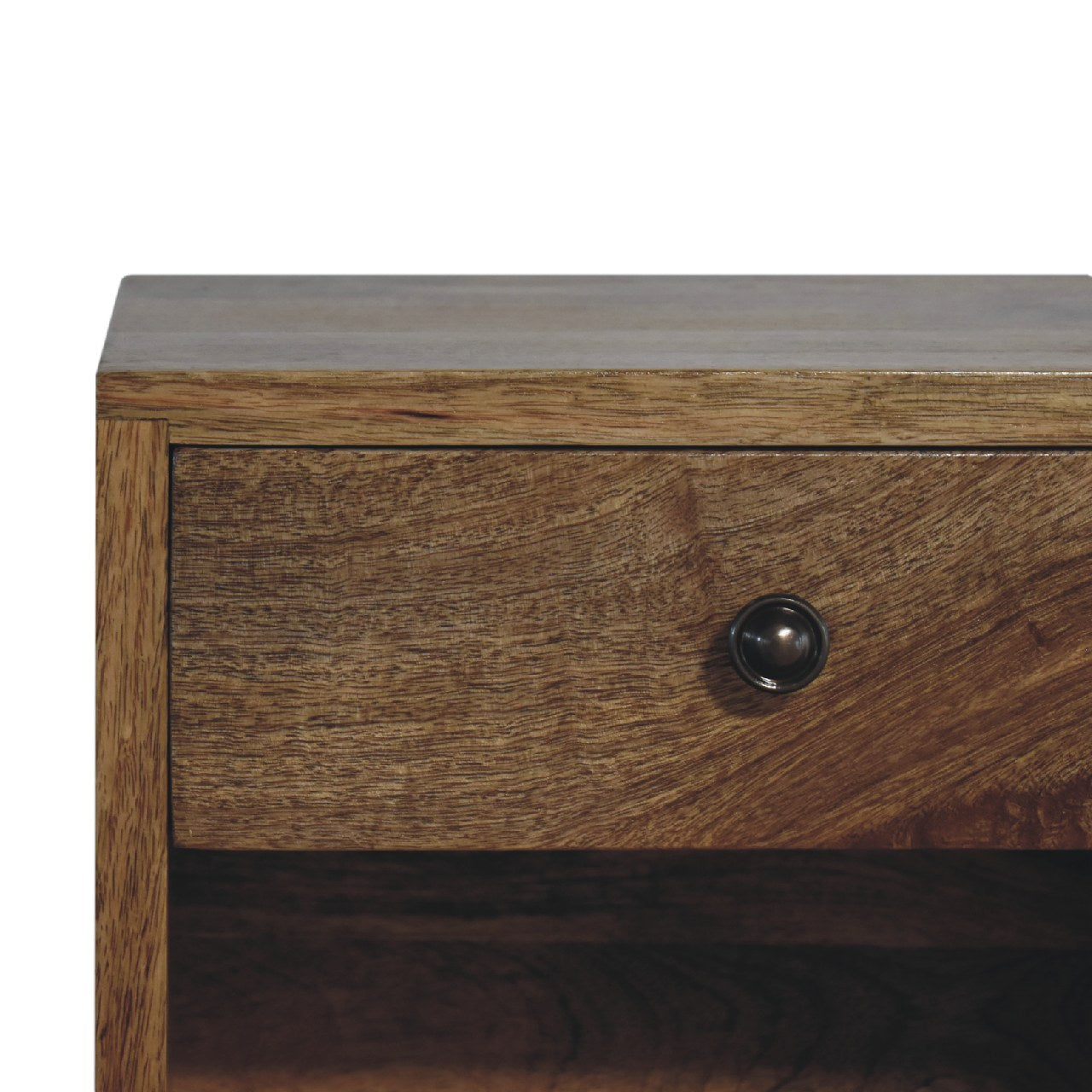 IN3455 - Wall Mounted Mini Classic Oak-ish Bedside - CasaFenix