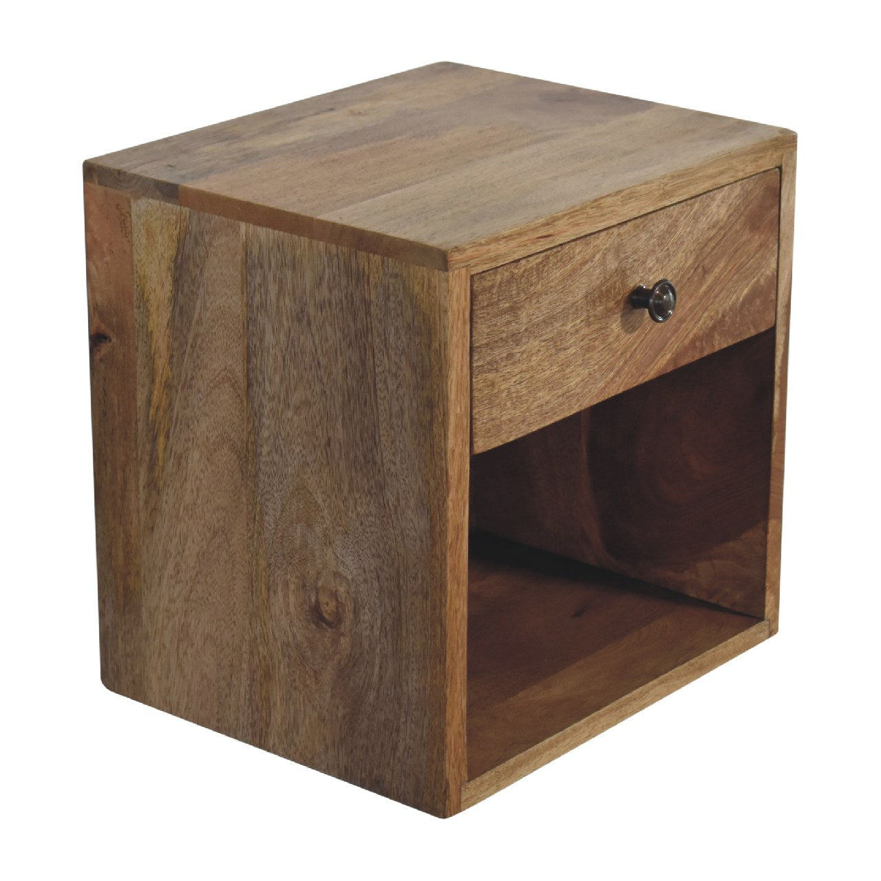 IN3455 - Wall Mounted Mini Classic Oak-ish Bedside - CasaFenix