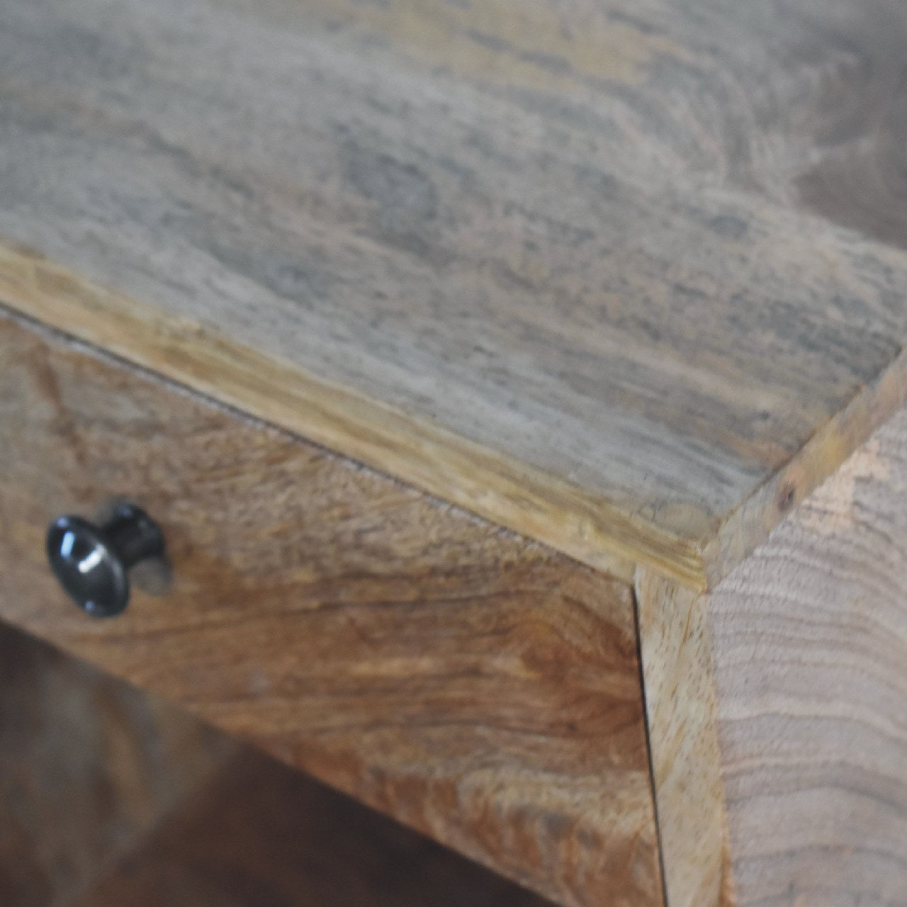 IN3455 - Wall Mounted Mini Classic Oak-ish Bedside - CasaFenix