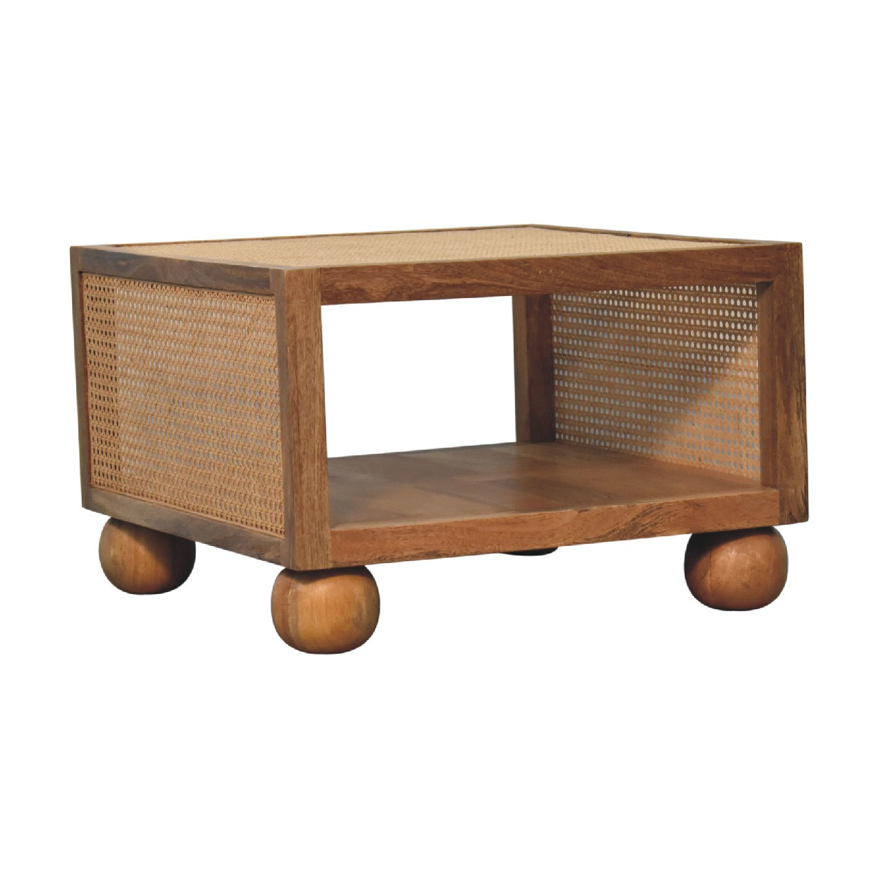 IN3463 - Small Rattan Coffee Table - CasaFenix