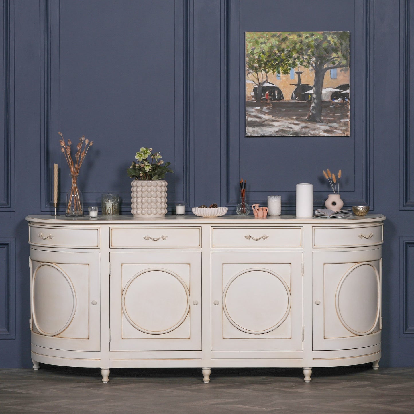 Aged Ivory Sideboard