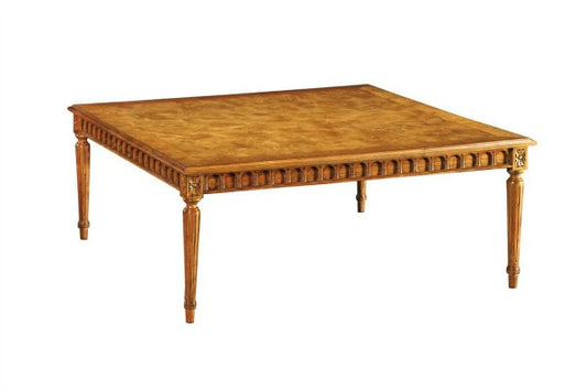 Cheshire Walnut Collection Square Coffee Table - CasaFenix